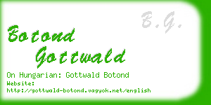 botond gottwald business card